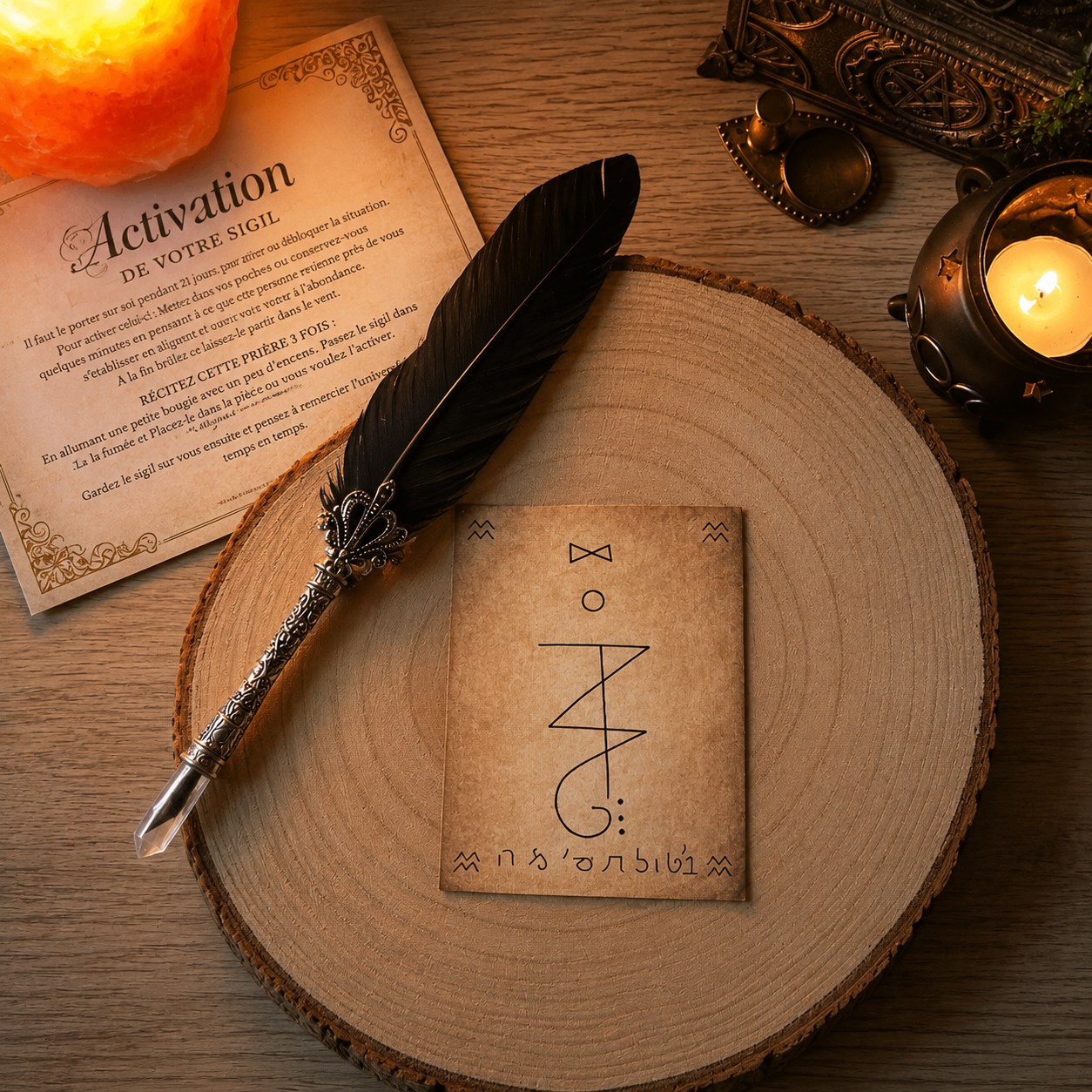sigil personnalisé pour amour, abondance et protection